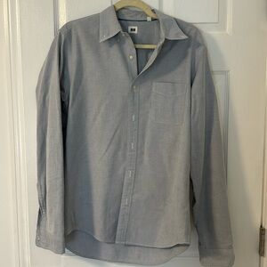 Men’s light blue 100% cotton button down